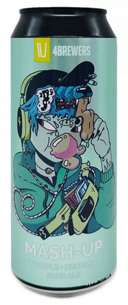 Пиво Четыре Пивовара Мэш-Ап / 4 Brewers Mash-Up 0.5 - банка