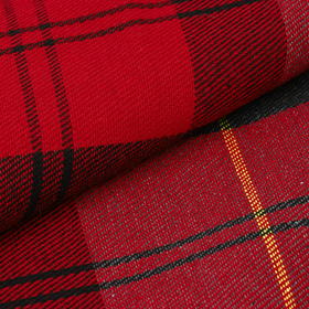 Ткань рубашечная фланель 150 г/м² 80% полиэстер, 20% хлопок шир.150 см цв.399 красный