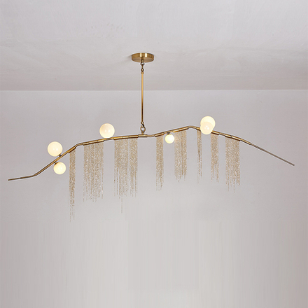 Ceiling design lamp  6-GLOBE CHERRYBOMB FLUSH MOUNT by Lindsey Adelman