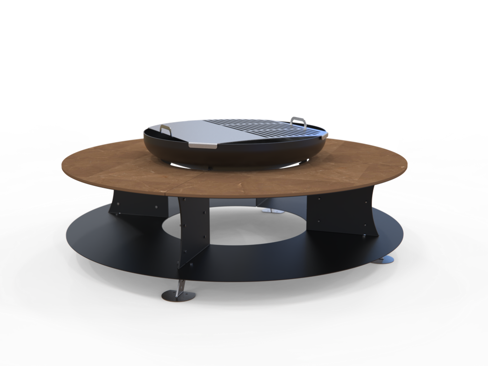 Дизайнерский очаг UFIRE GF-10, d 120 см