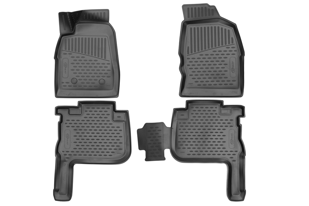 Коврики в салон для GREAT WALL Wingle 7, 2020-, 4 шт. (Повышенная устойчивость, повышенная износостойкость) FORMAT.3DAN0087210K