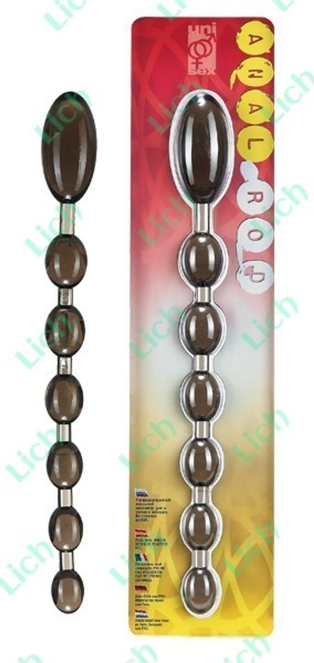 Анальная цепочка из силикона