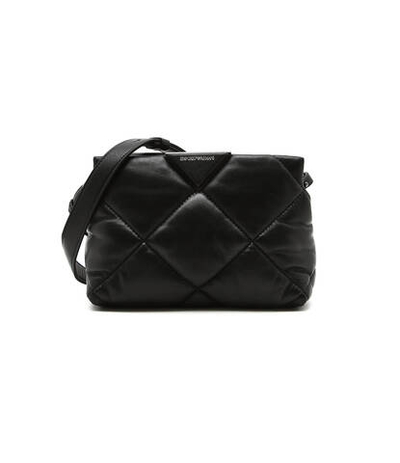 кожаная сумка-мессенджер Emporio Armani - черный(Y3B190 Y336X)