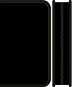 Пенал 1 секц. большой 190/115 "Черный 2025" (Пчелка)