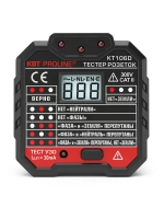 Тестер розеток и УЗО КВТ Proline KT 106D, 79136