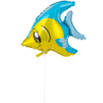 Шар Фольгированный Рыба тропическая (Желтый)