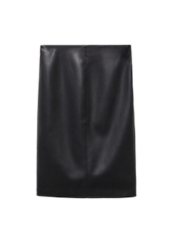 Юбка-карандаш из искусственной кожи