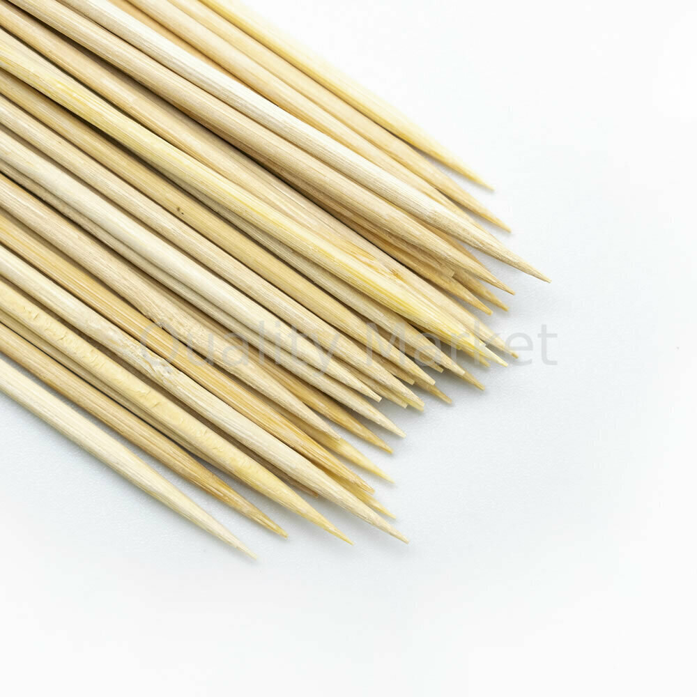 Бамбуковые  шампура, европодвес 4,0х400 мм (50шт./100уп.)