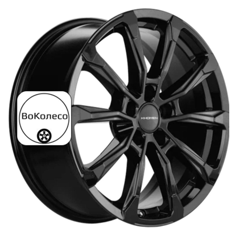 7,5x18/5x114,3 ET45 D60,1 KHW1808 (RAV4) Black Khomen Wheels