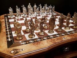 Шахматы "Сражение" клен антик (2619.MAZ) 4