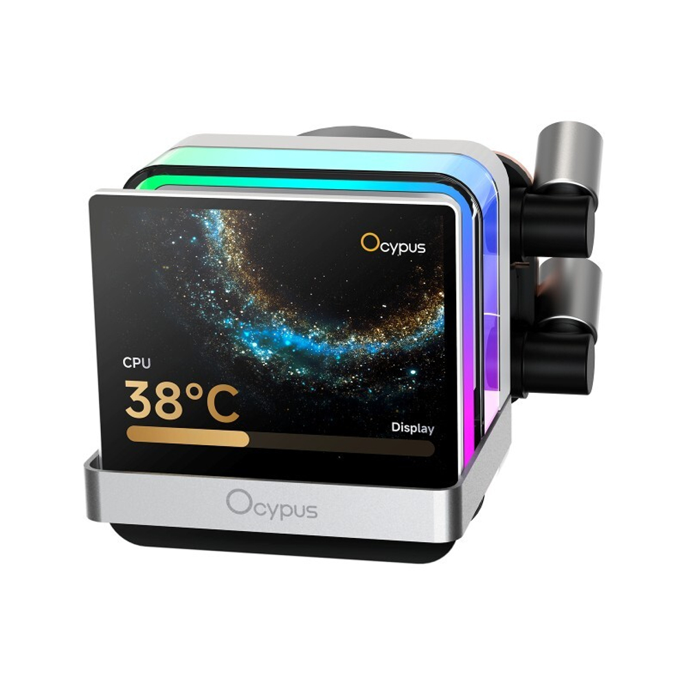 Система водяного охлаждения Ocypus Sigma L36 PRO WH, 360mm, LCD Pump