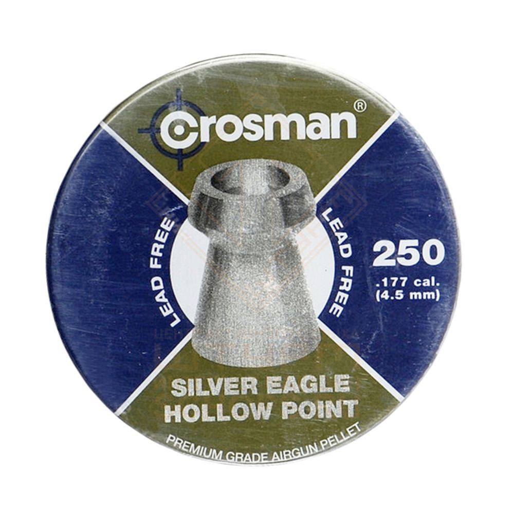 Пули Crosman Silver Eagle HP 4,5 мм 0.26 г (250 шт)