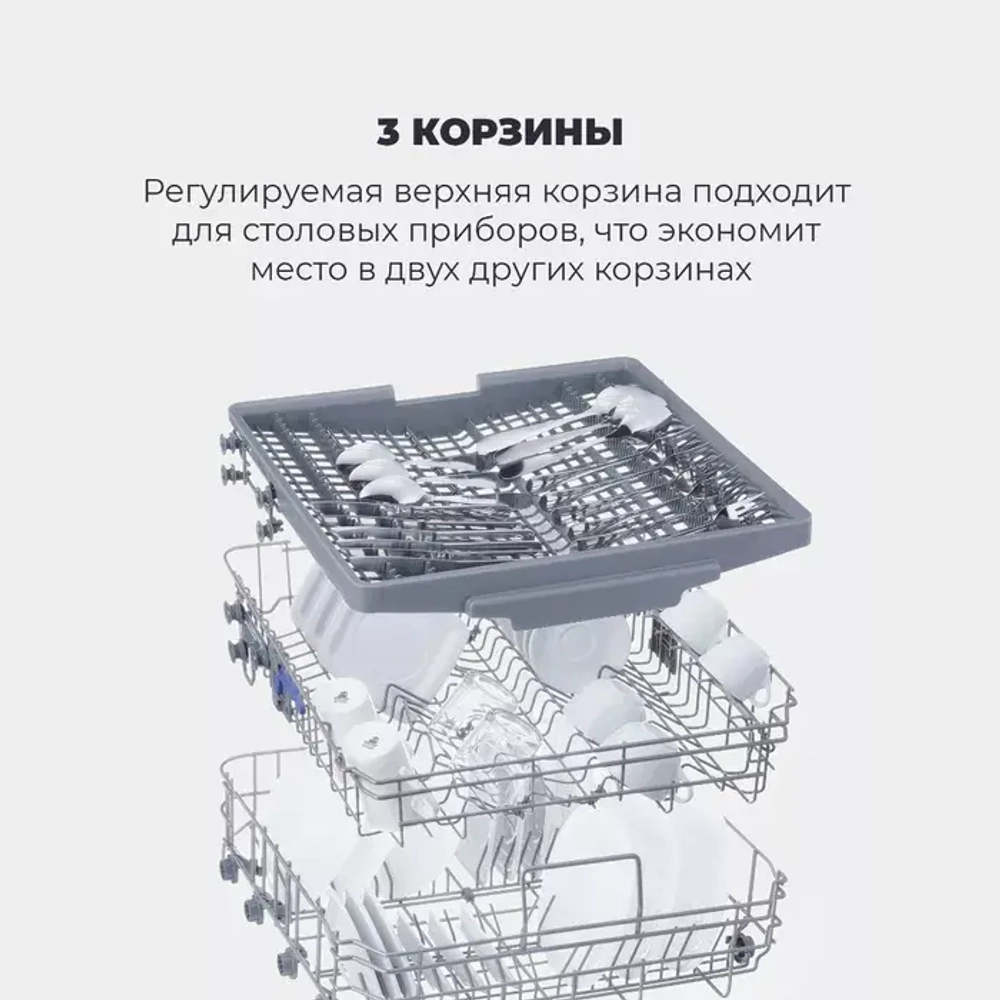 DeLonghi Встраиваемая посудомоечная машина DDW 08F Aquamarine eco