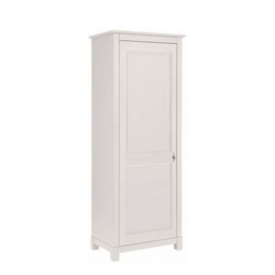 Шкаф для одежды 100 Рауна (белый воск), образец из салона