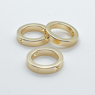 Коннектор-рамка Круг, цвет золото, размер 14 мм, внутренний диаметр 10 мм, цена за 1 шт