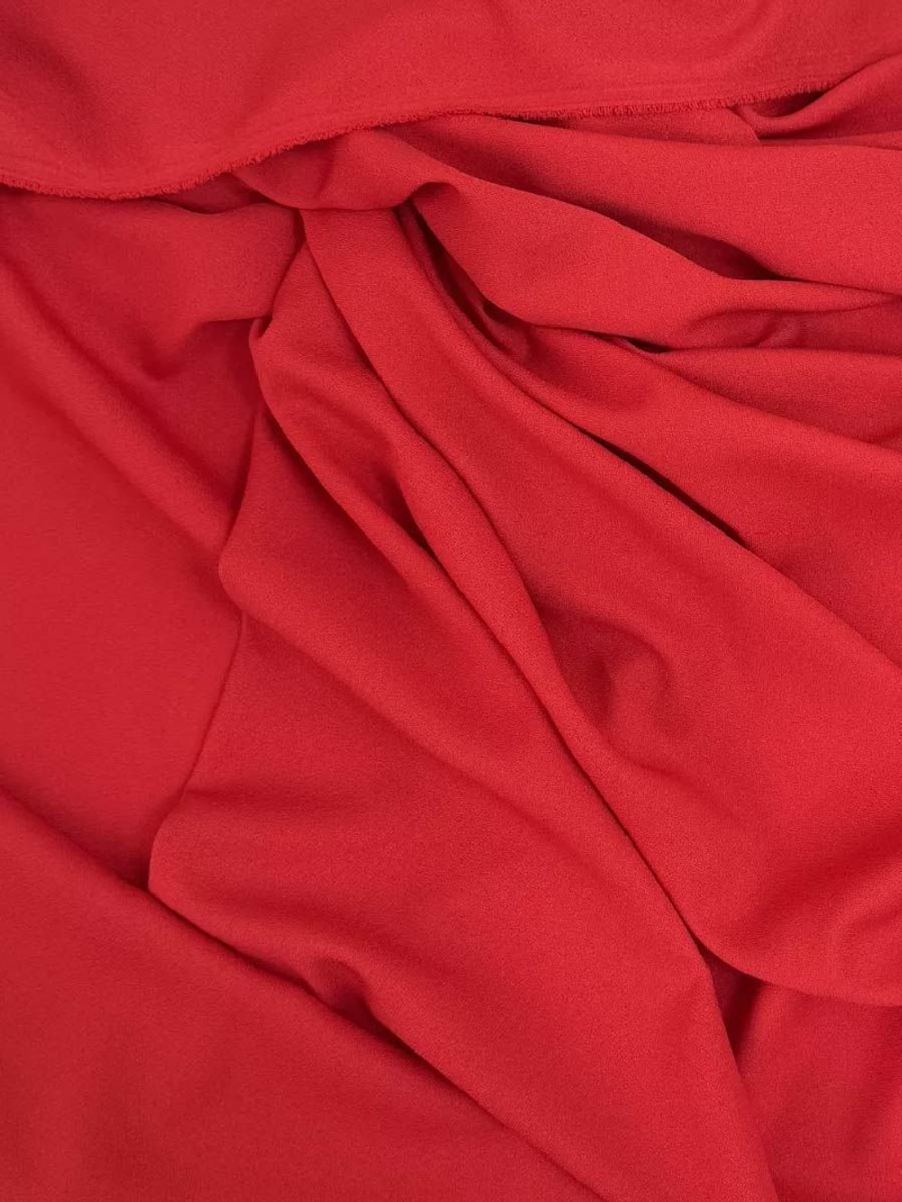 Креп, красный, стрейч COMO