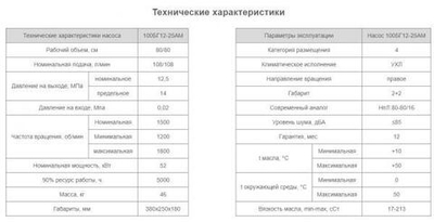 Насос 100БГ12-25АМ