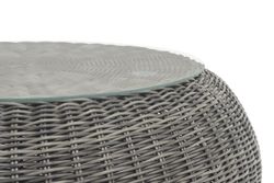 "Барселона" журнальный столик из искусственного ротанга, цвет графит