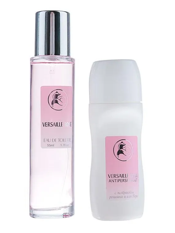 Подарочный набор для женщин Versaille Rose: Туалетная вода +дезодорант - антиперспирант