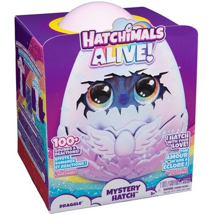 Интерактивная игрушка Hatchimals Alive - Egg Mystery Hatch Draggle 20145683