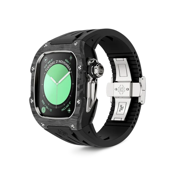 Корпус для Apple Watch RSCIII46 - Silver Carbon