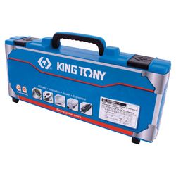 KING TONY (3523MRV11) Набор торцевых головок с принадлежностями 3/8", 6-гранные, 6-24 мм, 23 предмета