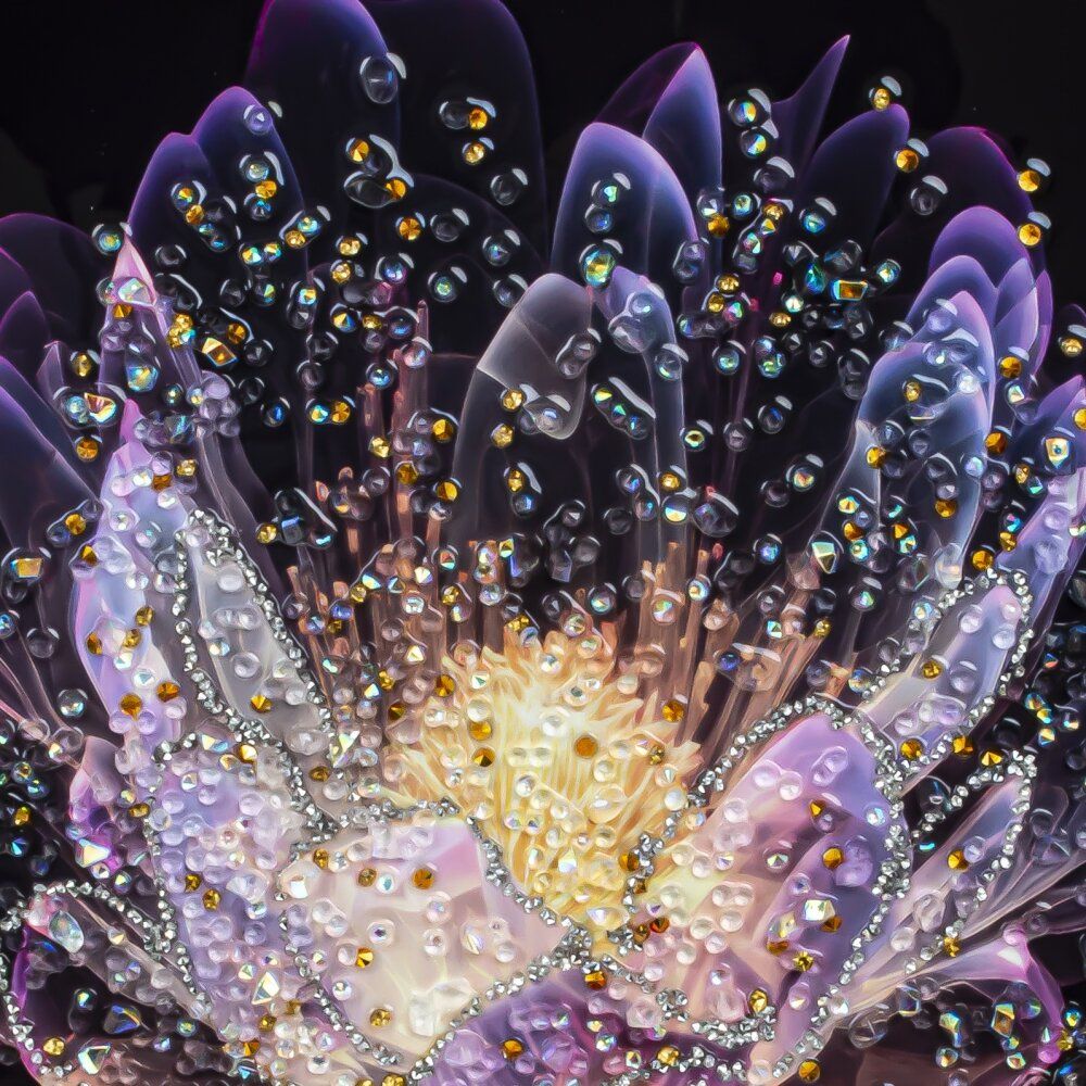 GAEM Панно с кристальным декором, L42 W2 H52 см