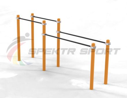 Брусья двойные разновысотные Воркаут SP GTO-09_76mm 108