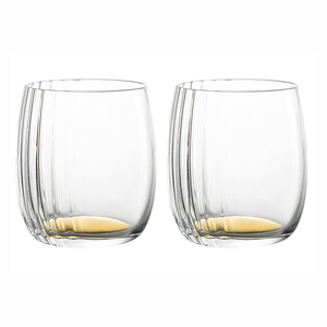 Набор стопок alice в подарочной упаковке, 70 мл, золотистые, 2 шт.