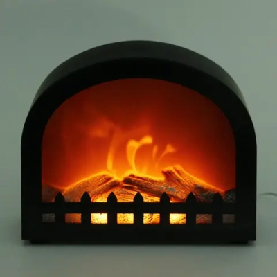 Сувенир с подсветкой «КАМИН - Уютный вечер» 23*19*8 см (питание от USB и батареек)