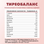 Тиреобаланс, 90 таб. Источник йода и L-тирозина. Способствует нормализации работы щитовидной железы и профилактике её гипофункции
