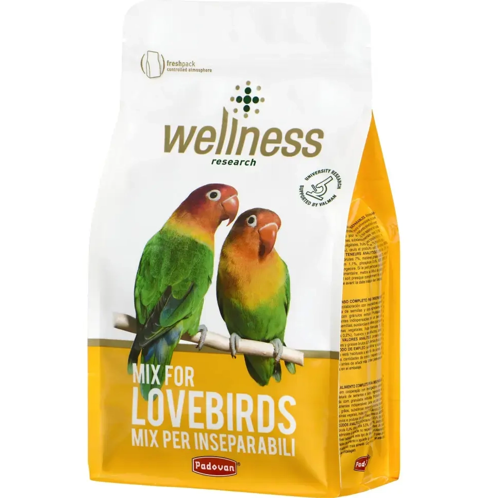 Padovan wellness корм основной для средних попугаев - 850 г