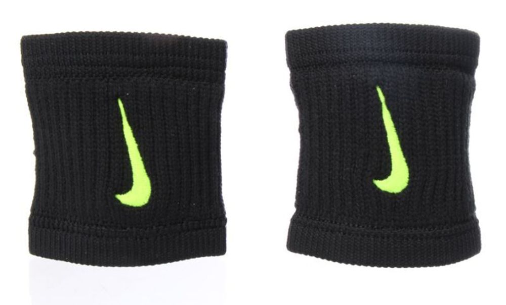 Напульсник теннисный Nike Dri-Fit Reveal Wristbands - black/volt/volt