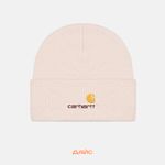  Шапка Carhartt WIP American Script Beanie  артикул:I034235_moonbeam - купить в магазине Дайс