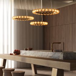 Люстра подвесная светодиодная Maytoni Ambre MOD331PL-L42BS3K