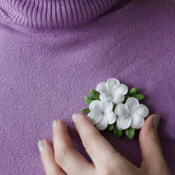 Молд силиконовый для творчества " Цветы плюмерии" 6 см / Форма для мыла, воска, гипса и эпоксидной смолы