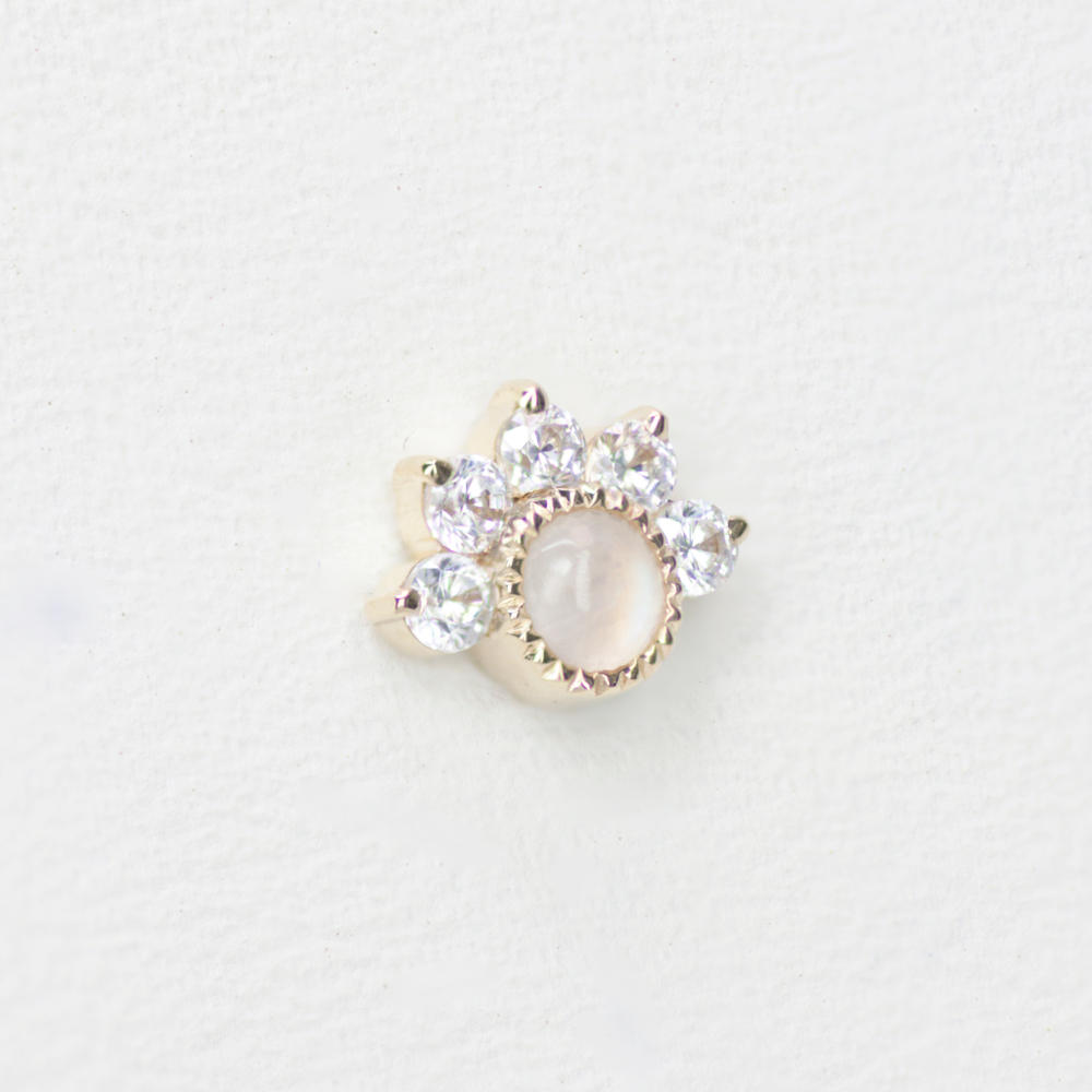 Sunrise tops with natural stone