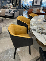 Стул HERTA 13359 MUSTARD желтый