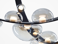 Подвесной светильник 8300P black/smoky