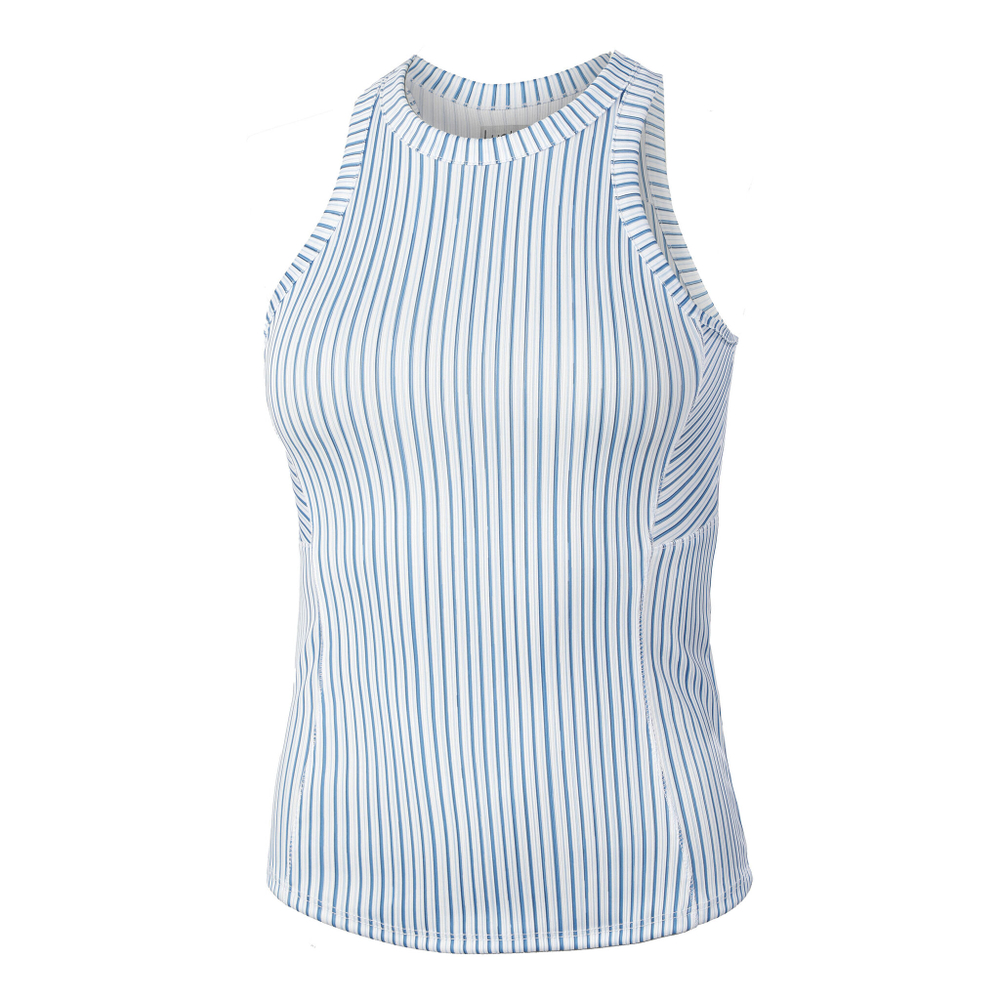 Женская теннисная майка Lucky in Love Aegean Stripe Tank Top Women - Blue, White