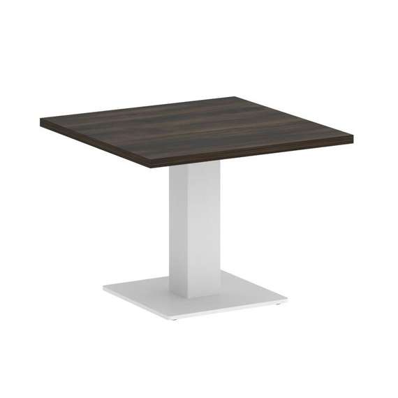 Yalta Стол журнальный квадратный LT.SJ-2 Дуб Мали/Металл Белый 600*600*450