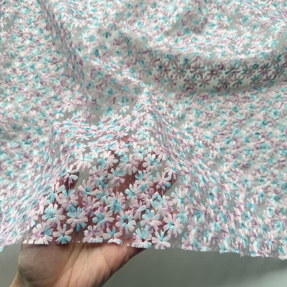 Зефирные ромашки на сетке