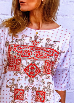 Комплект (футболка и юбка) "Зооморфия"