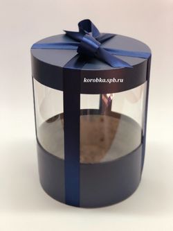 Коробка аквариум 16 см Цвет : Темно синий . Розница 350 рублей .