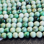 Гранат Андрадит, зеленый гранат, гладкий шар, р-р 6.3мм, цена за нить 10 см