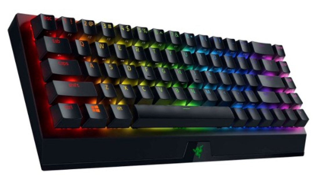 Клавиатура беспроводная Razer BlackWidow V3 Mini HyperSpeed (Yellow Switch) RGB черная (RZ03-03890700-R3R1)
