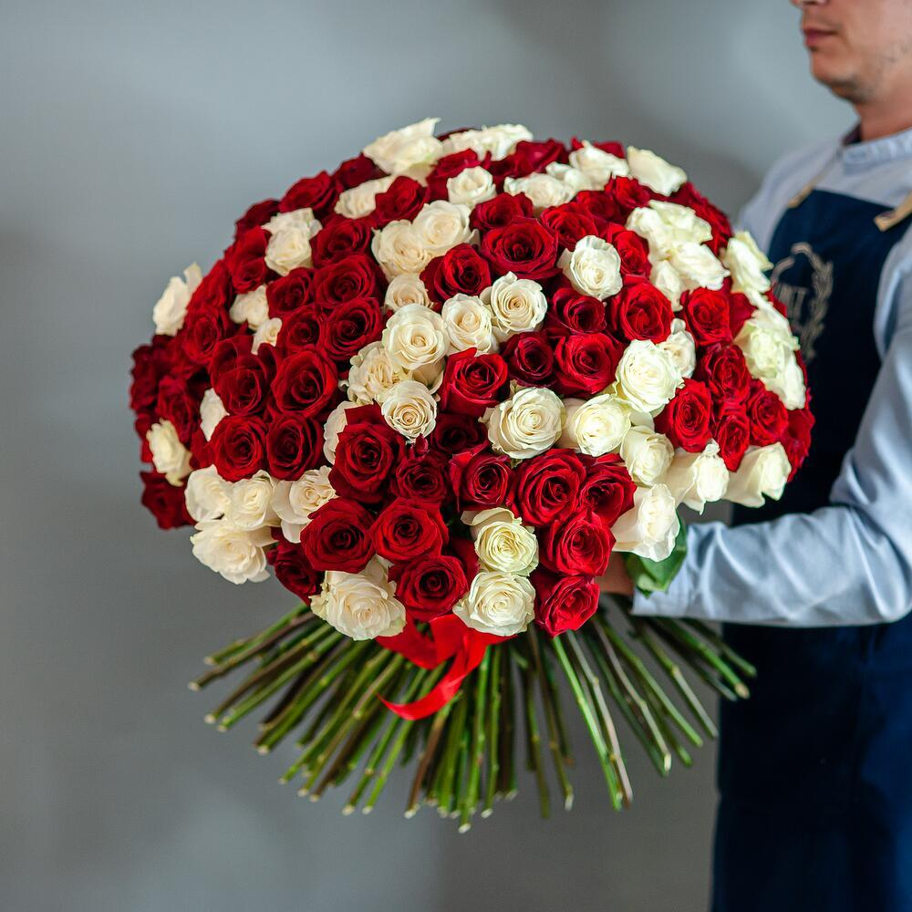 Букет из 151 красной розы Premium