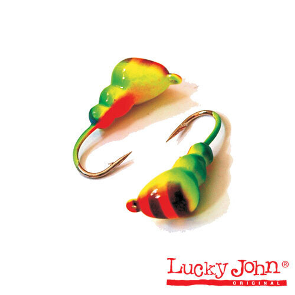 Мормышка вольфрамовая Lucky John МУРАВЕЙ крашеная с петелькой 030/53