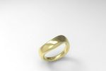 Кольцо Mirrors kv-1-003, позолота