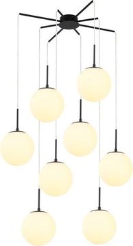 Люстра подвесная 8*Е27 2168/02/08P чёрный Antell Stilfort